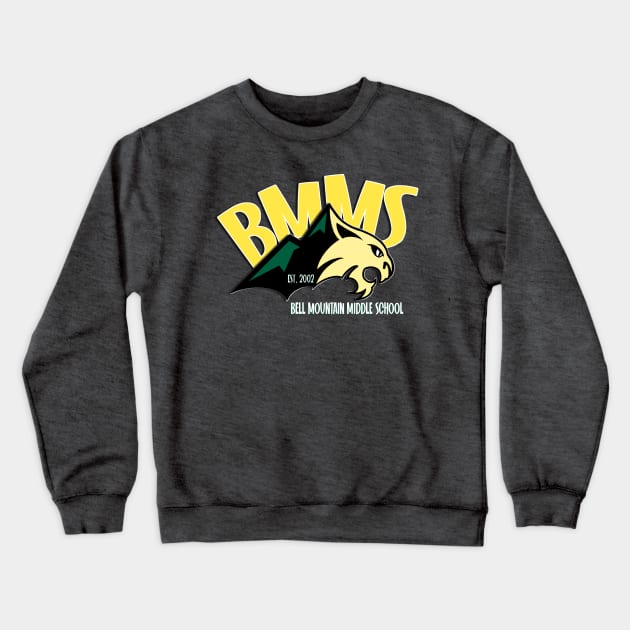 Bell Mountain Middle School Bobcats Crewneck Sweatshirt by BMMS